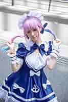 あくありうむ　湊あくあ　コスプレ衣装　メイド服 Amazon.co.jp: 湊あくあ コスプレ 衣装 メイド服 Minato Aqua 髪